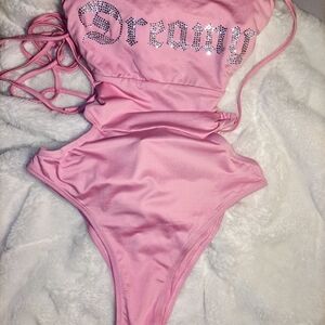 SHEIN Pink Casual Bikini